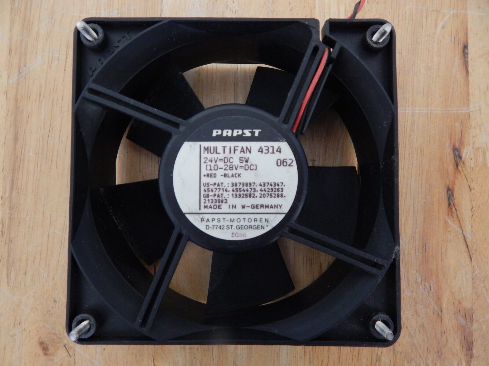 PAPST Multifan 4314 Axial Cooling Fan, *LOT of 3* PAPST Multifan 4314 Axial Cooling Fan, *LOT of 3*